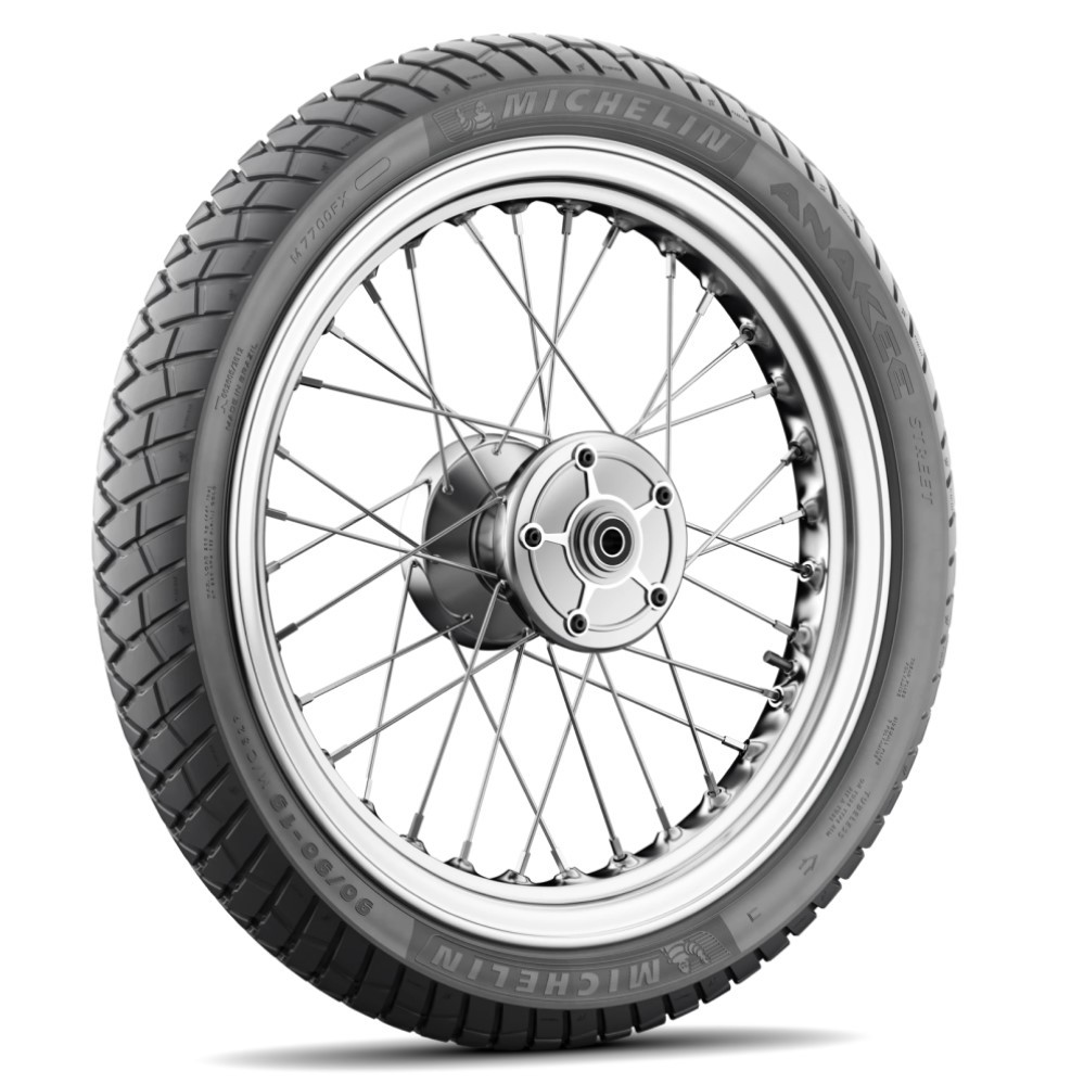 80/20 ADV Motorcycle Tyre Michelin Anakee Street 3.00-17 50P RF TT Univ Kawasaki