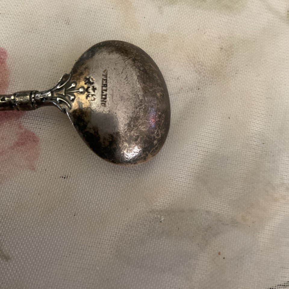 Vintage Hopkins No-EOL-3 Spoon 3 1/21.2oz Hammered Finish