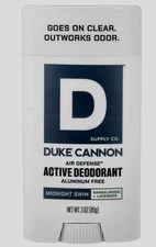 Duke Cannon Midnight Swim Air Defense Active Deodorant Sandalwood Lavender