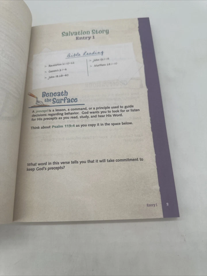 Abeka Bible 5 Student Journal 5th Grade Bible NEW - Image 4 of 4