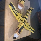 Vintage 1988 Hasbro G.I. Joe 25th Anniversary Tiger Rat VTOL Fighter Plane Rare