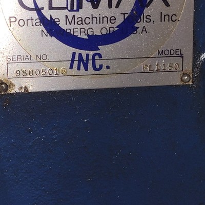 Climax Model PL 1150 Or PL 3000 PORTABLE lathe Boring, Turning