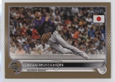 2022 Topps Japan Edition Gold 3/25 Ryan McMahon #203 0t2