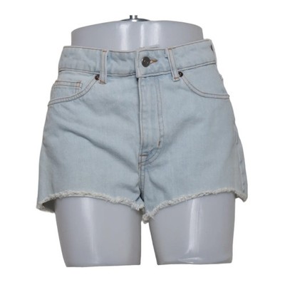 H&M, Jeans Shorts, Größe: 36, Blau, Baumwolle, Einfarbig, Denim, Damen #uCo