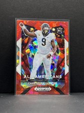 2021 Panini Prizm Draft Picks #197 Carlos Basham Jr. Red Ice RC Rookie