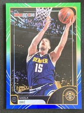 Nikola Jokic 2025-26 Topps Hoops Green/Blue Foil Base /249 #82