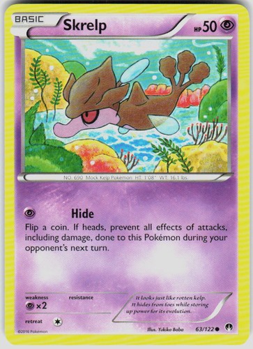 Skrelp 63/122 XY BREAKpoint Pokemon