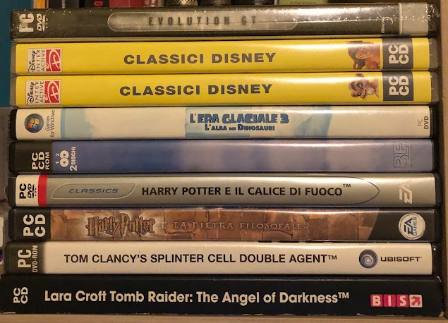 Giochi PC CD DVD Vintage ITA a Scelta - Harry Potter Tomb Raider Disney