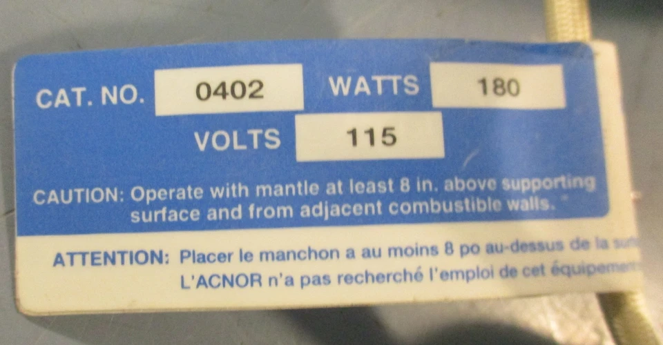 Glas-Col 0402 Heating Mantle 250 mL 400°C Max Temp 180W 115V W/ Cord - Image 3 of 4