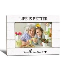 Meme Grandma Picture Frame, Mother's Day Birthday Gifts for Grandma, Life is ...