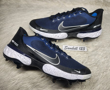 Nike Alpha Huarache Navy Metal Baseball Cleats Spikes  Men  Size 12 CK0746-403