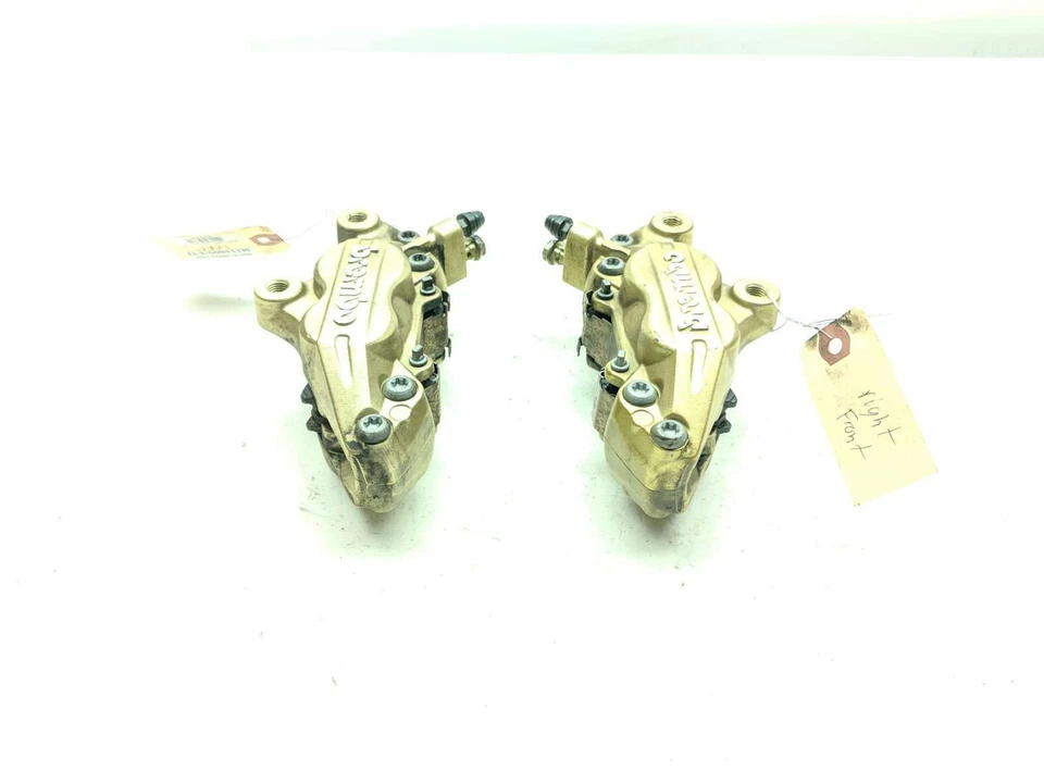 07 Moto Guzzi Breva 1100 Brembo Front Brake Calipers GU05652330 - Image 2 of 4