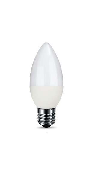 Led E27 C35 5W = 40W 230V Kerzenform 400Lm 200° Kaltweiß 3700K - 4000K-image