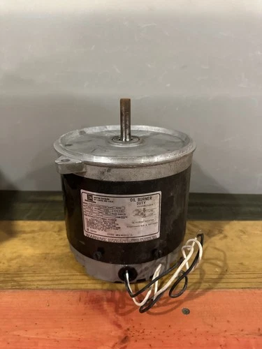 Emerson 3250 Split Phase Oil Burner Motor 1725 RPM 1/6 HP 115V Reversible Rot.
