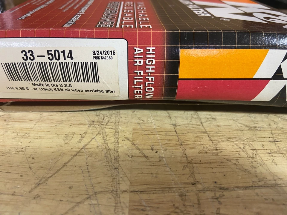 Filtro de aire de repuesto K&N 33-5014 para Infiniti Q50 V6 2014-2019 Foto 2 de 3