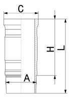 89932110 Cylinder Liner 271.1mm Length 140mm Outer Diameter Fits Scania