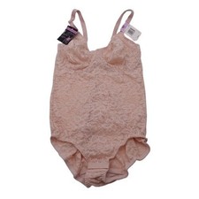 NEW Bali Women's Firm Tummy-Control Lace N Smooth Body Shaper Size 36D DF8L10