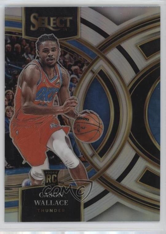 2023-24 Panini Select Premier Level Silver Prizm Cason Wallace #103 5y7