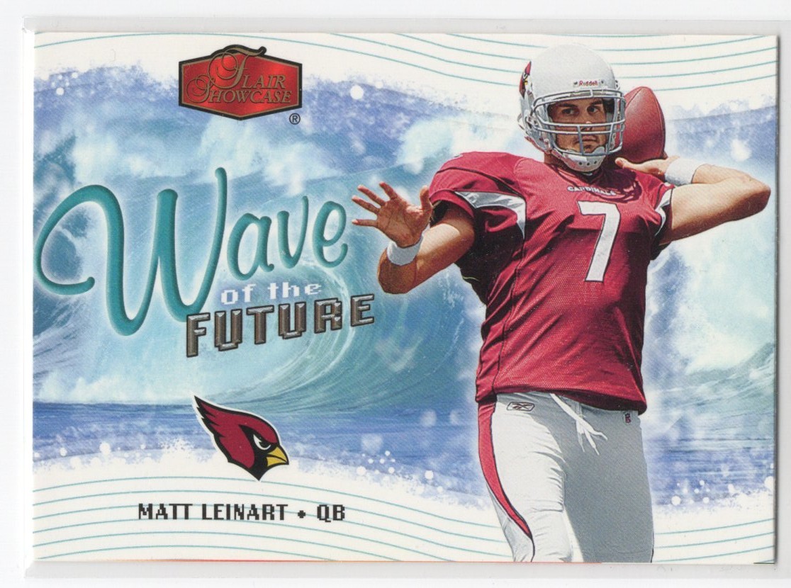 Matt Leinart Flair Showcase Wave of the Future #20 Wave of the Future