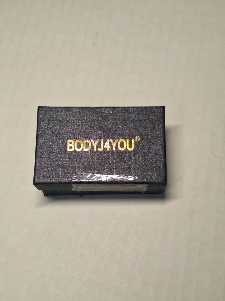 Body J4 You, Pendientes Calibre Vidrio, Talla 00, Nuevos En Caja, Color Verde Azulado, Grandes  Foto 3 de 3