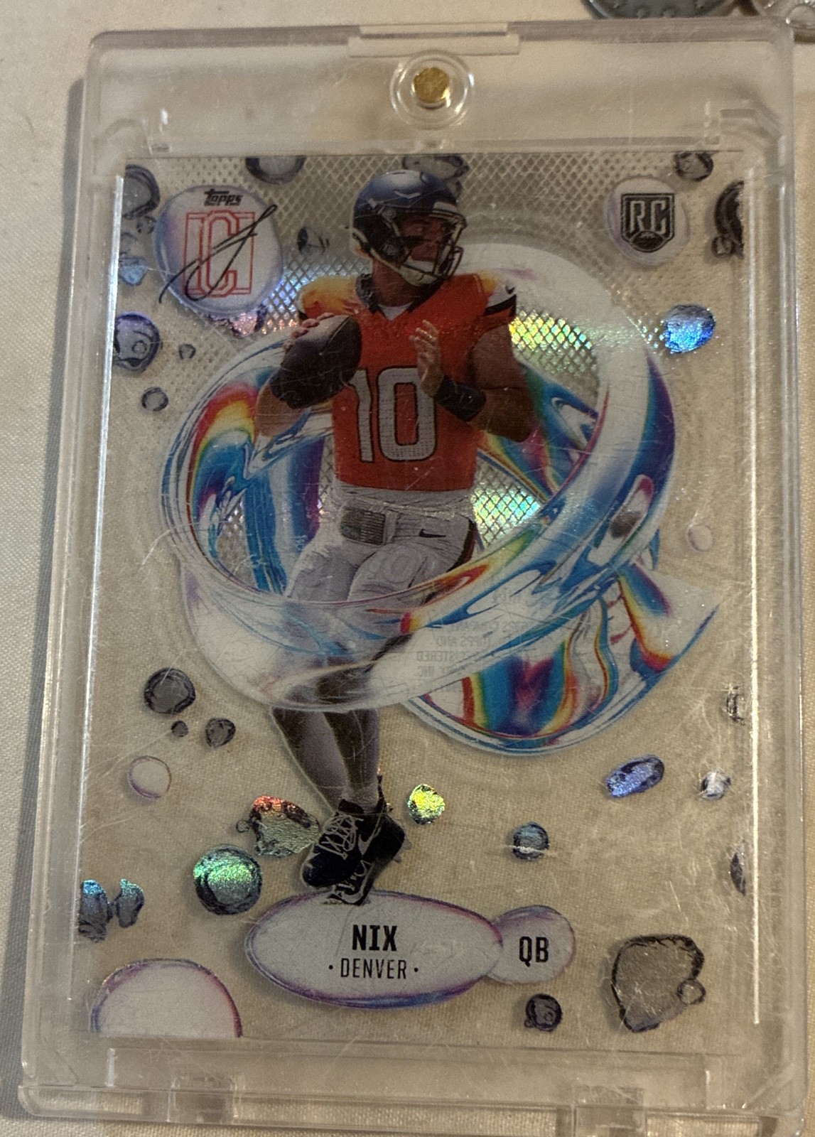 2024 Topps Signature Class - Fluidity Bo Nix #F-4 (RC)