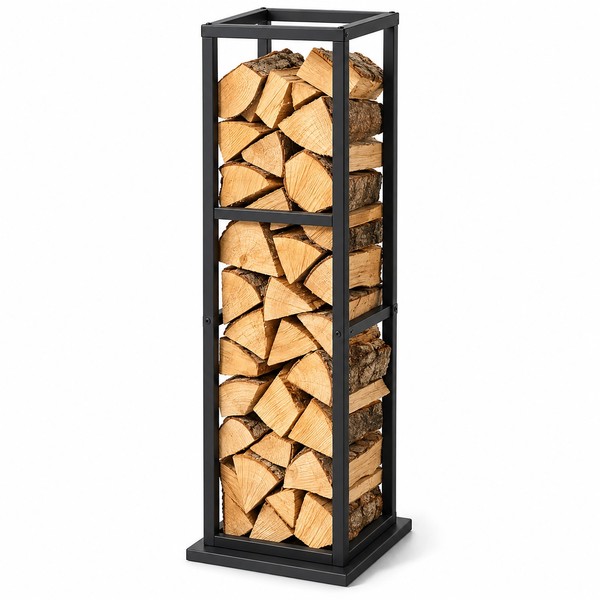 Kaminholzregal KaminholzstäNder Brennholzregal Holzlager Feuerholzhalter Innen-image