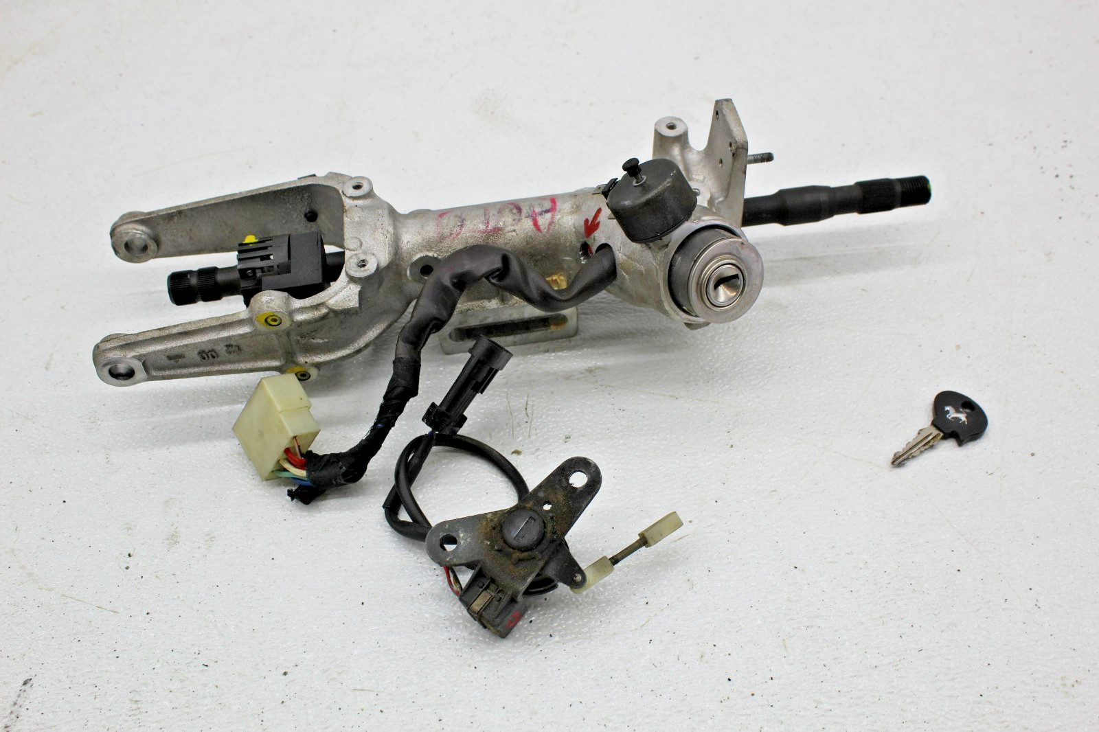 99-01 FERRARI 456 M IGNITION KEY STEERING COLUMN W KEY