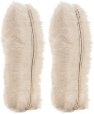 2 Pair Real Pure Sheepskin Luxury Insoles Sheepskin Lambswool Blended Shoe Insol