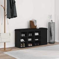 Aufbewahrungsbank Schwarze Eiche 100X30X48 Cm Ingenieurholz