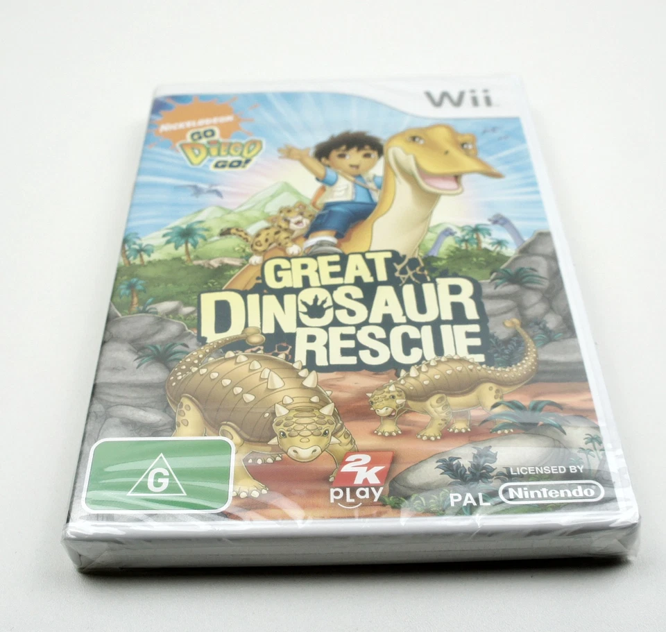 Go Diego Go Great Dinosaur Rescue Nintendo Wii Brand New & Sealed PAL Free Post - Image 3 of 4