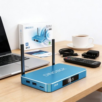 2026 Dingbox D2 6K Android Box - 24/7 Extended Warranty Same Day Shipping