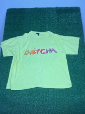 Vintage 90s Gotcha T-Shirt Large Single Stitch Made in USA Surf Skate