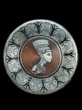 Egyptian Vintage Brass Decorative Plate