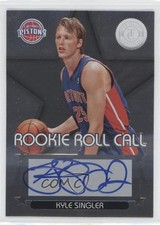 2012-13 Totally Certified Rookie Roll Call Silver Kyle Singler #50 Auto 9zt