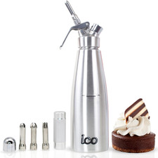 1L Sifone Panna Montata Professionale in Acciaio Inossidabile per Monta Panna Fa