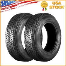 2 Pack 15 Trailer Tires St20575d15 6 Ply Heavy Duty 205 75 15 Tubeless Trailer