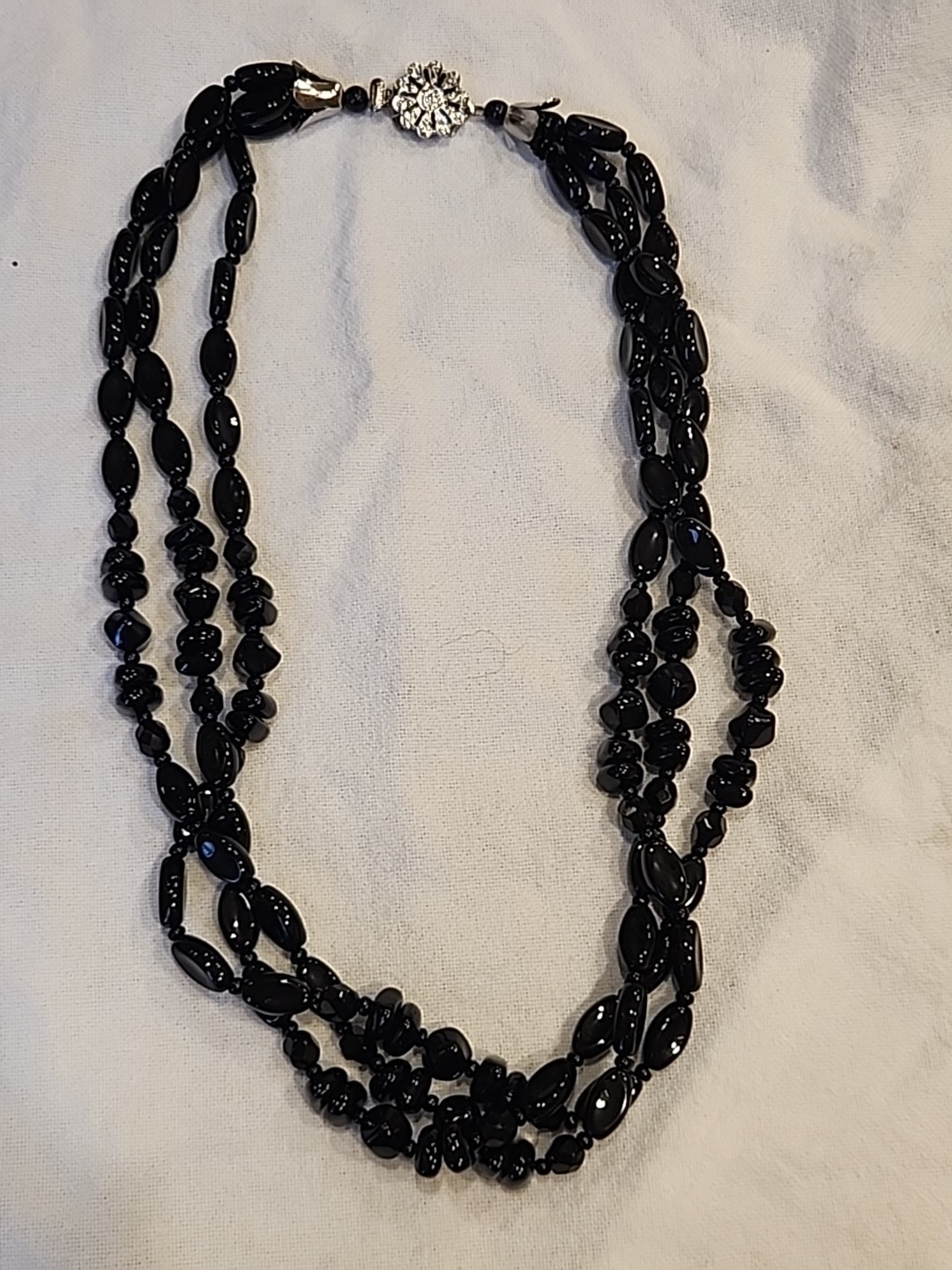 Beautiful Multi-Stranded Bead Necklace - image 1