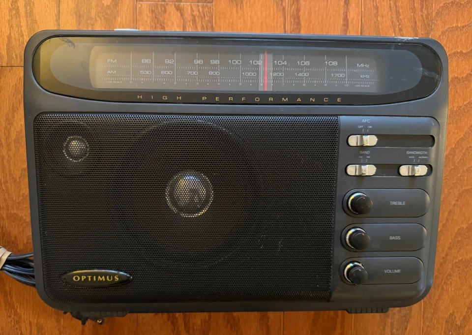 Optimus Radio 12-603A RC AM/FM Receptor de Rango Extendido Portátil Alto Rendimiento Foto 2 de 4