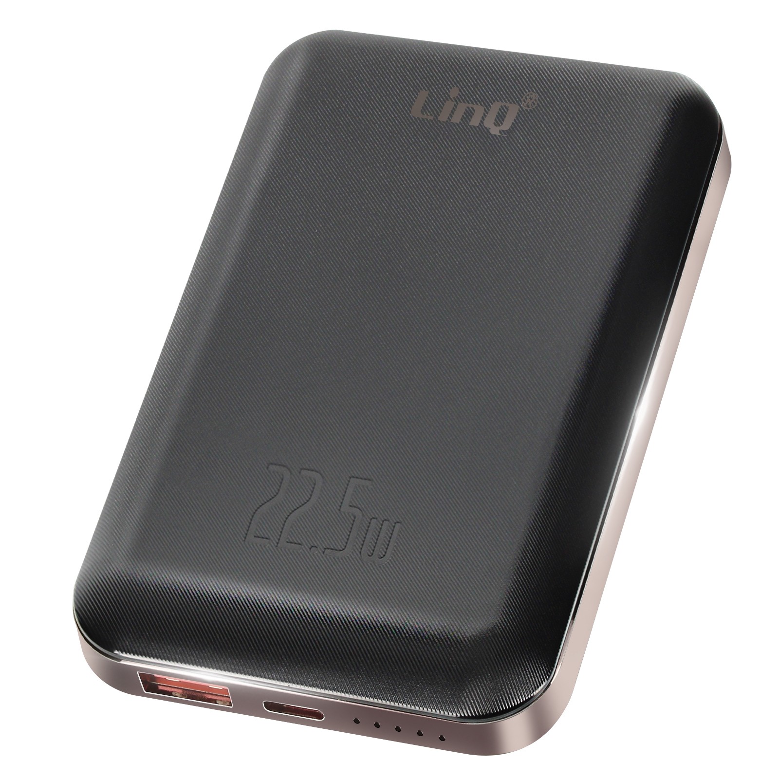 Batterie externe 20W LinQ 10000 mAh compacte premium noire