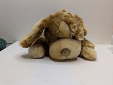 Animal Alley Toys R Us Darby Brown Tan Big Ears Stuffed Plush Puppy Brown 9"
