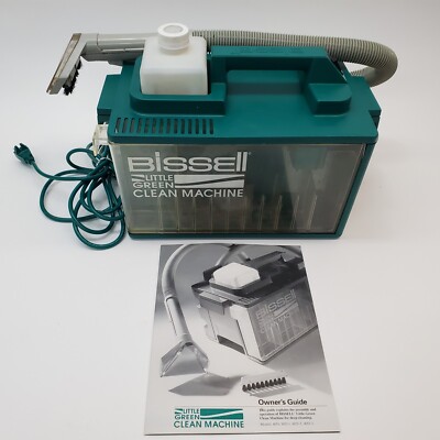 Bissell Little Green Clean Machine 1653-2 Carpet Cleaner Vintage Used