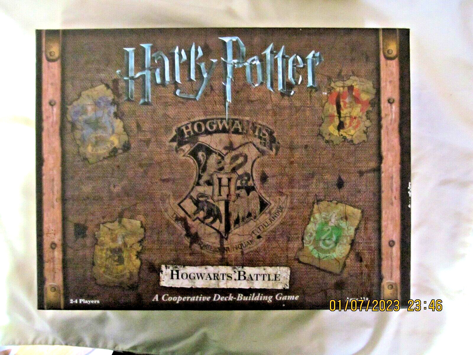 Complete Harry Potter Hogwarts Battle  Board Game-Very good 