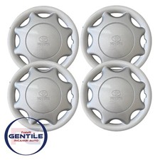 KIT 4 COPPE RUOTA BORCHIE COPRICERCHIO PER TOYOTA DIAMETRO 13 CON LOGO