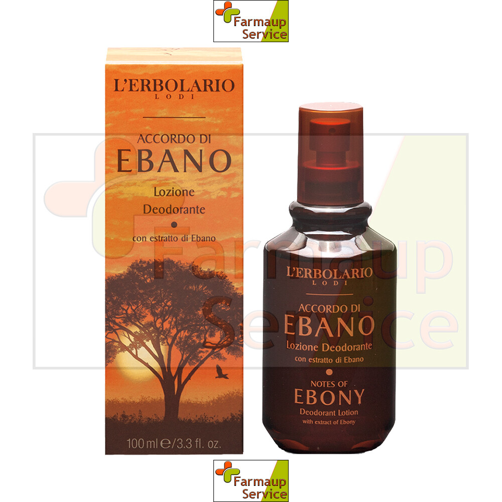 L'Erbolario Accordo Di Ebano Lozione Deodorante Con Estratto Di Ebano 100 ml