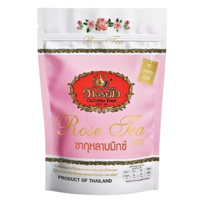 Rose Tea Thai Chatramue Mix Oolong Powder Original Brand Drink Party Camping