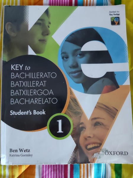 Libro de texto usado Inglés OXFORD 1º BACHILLERATO