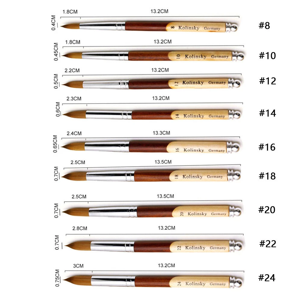 Aggregate more than 153 acrylic nail brush sizes noithatsi.vn