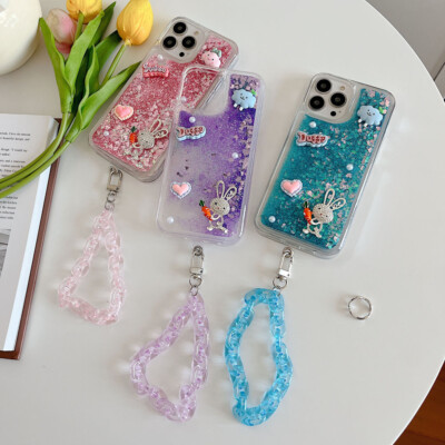 3D Cartoon Handyhülle für Xiaomi Redmi Glitzer SchutzTasche Flüssig Bling Case