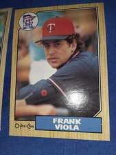 1987 O-Pee-Chee Frank Viola #310 Minnesota Twins Baseball Card MVP HOF MLB