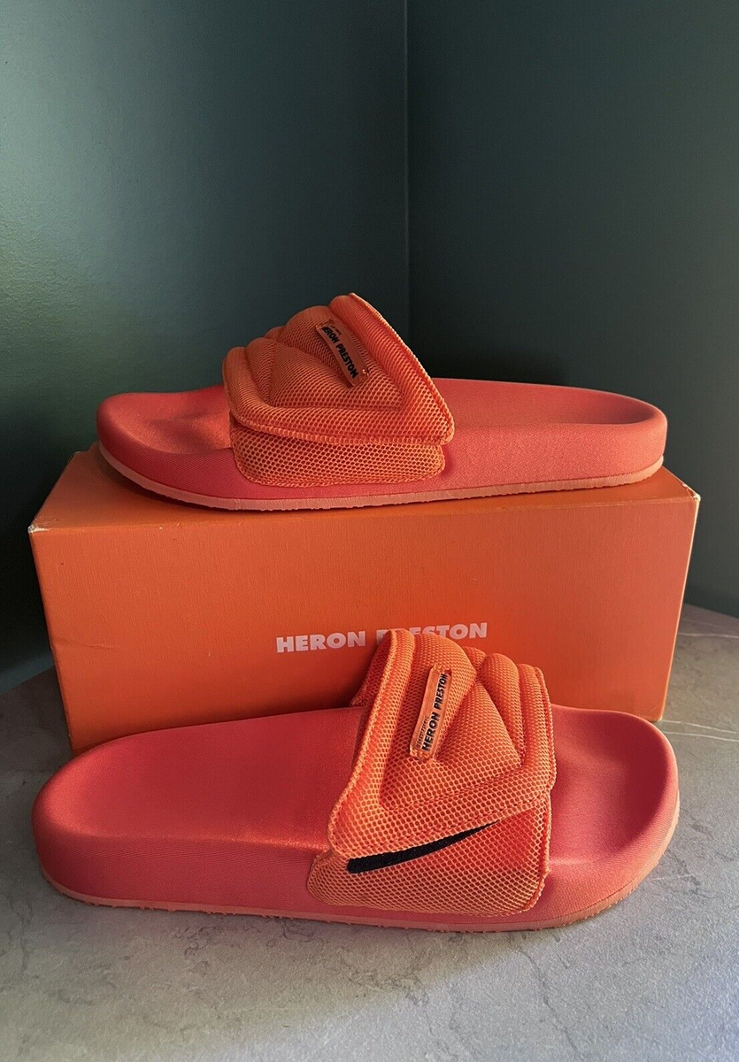 NIB Heron Preston Logo Patch Slide Sandal IT 42 / 9 | eBay